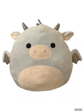 Squishmallows Kenny The Dragon Kelly Toy 18” tall 20” wide Xxl Light Blue